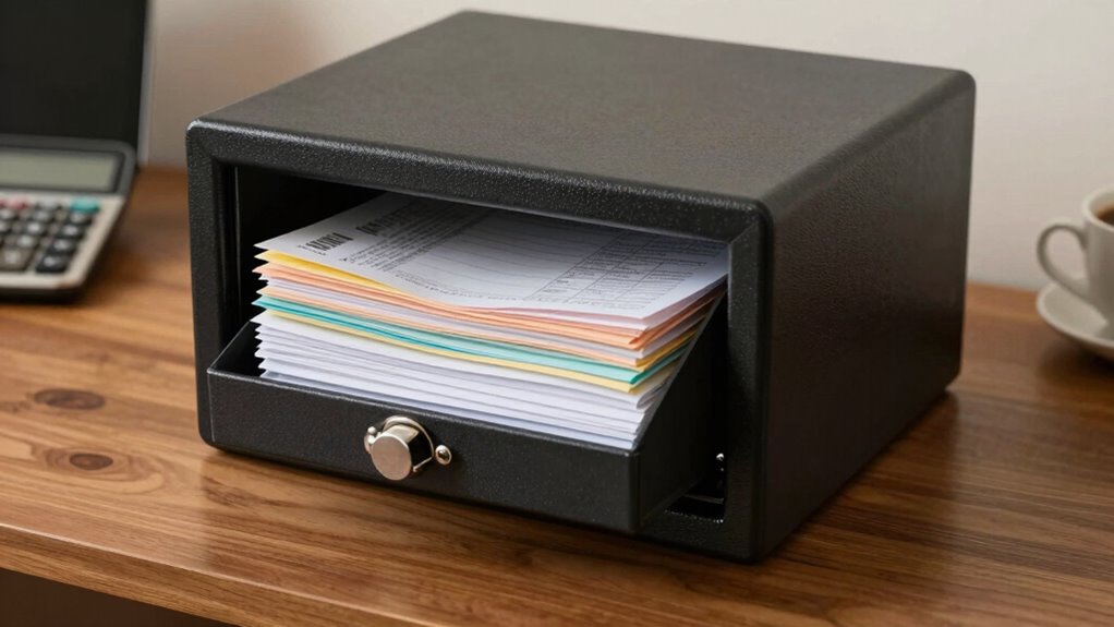 using a document safe