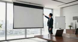 9 Best Retractable Projector Screen for Conference Room in 2026