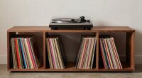 convert bookcase into record storage