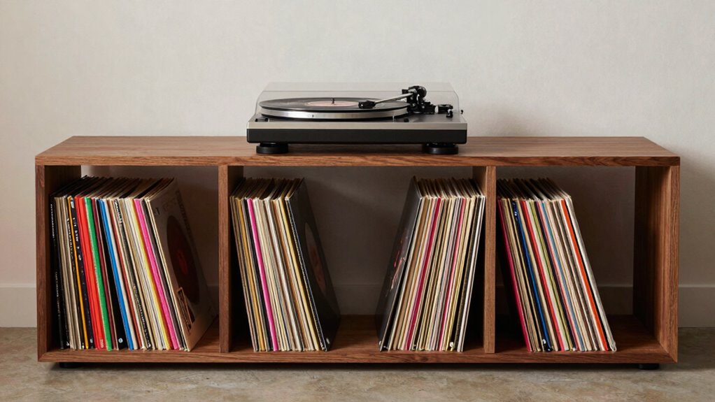 convert bookcase into record storage
