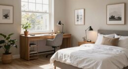 create a functional guest office