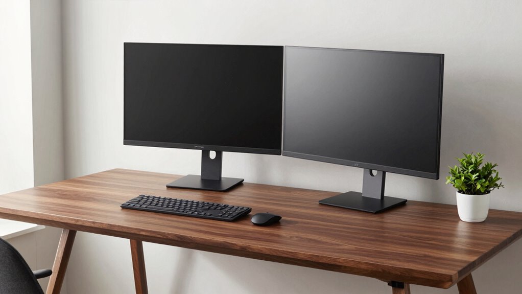 desk depth for monitors