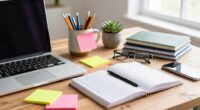 desk essentials versus clutter