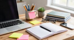 desk essentials versus clutter