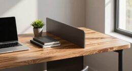 desk layout maximizes space