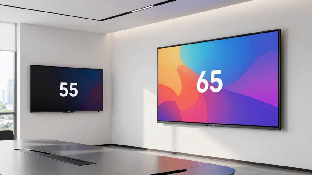 display size affects room