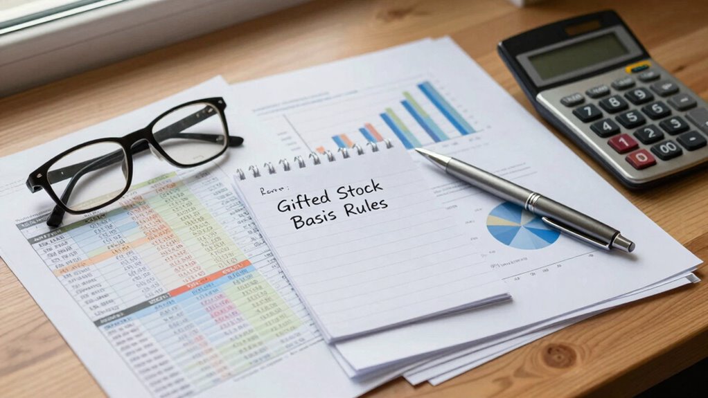gifted stock tax basis