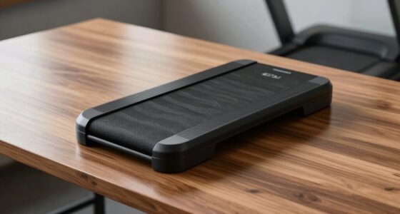 incline walking desk height