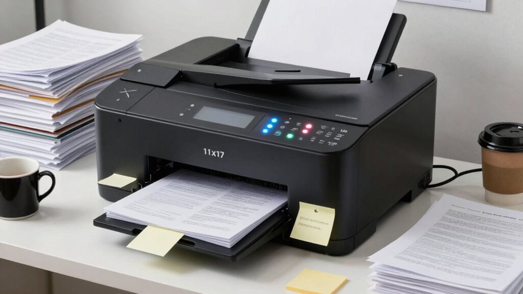 large printer consumes space
