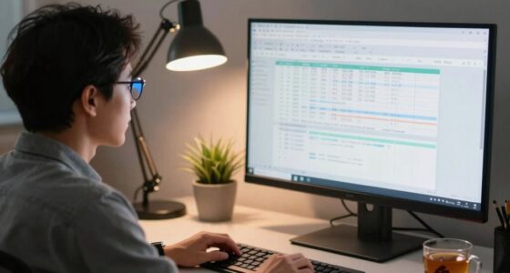 minimize eye strain during tax sessions
