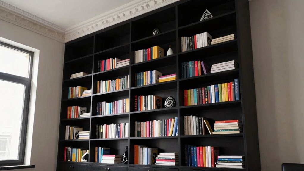 optimal bookcase height selection