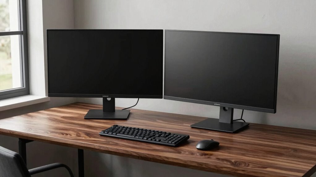 optimal dual monitor workspace
