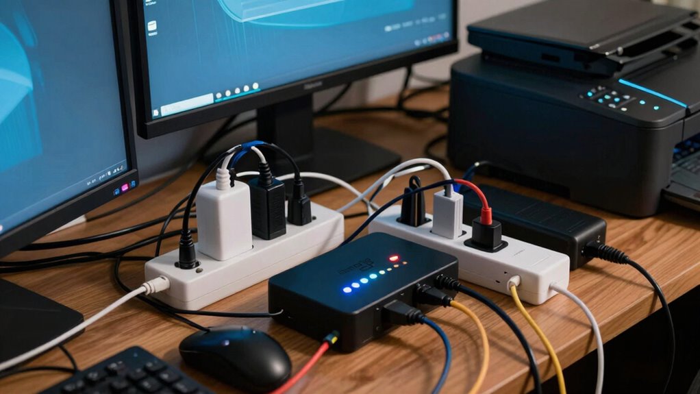 printer and monitor load