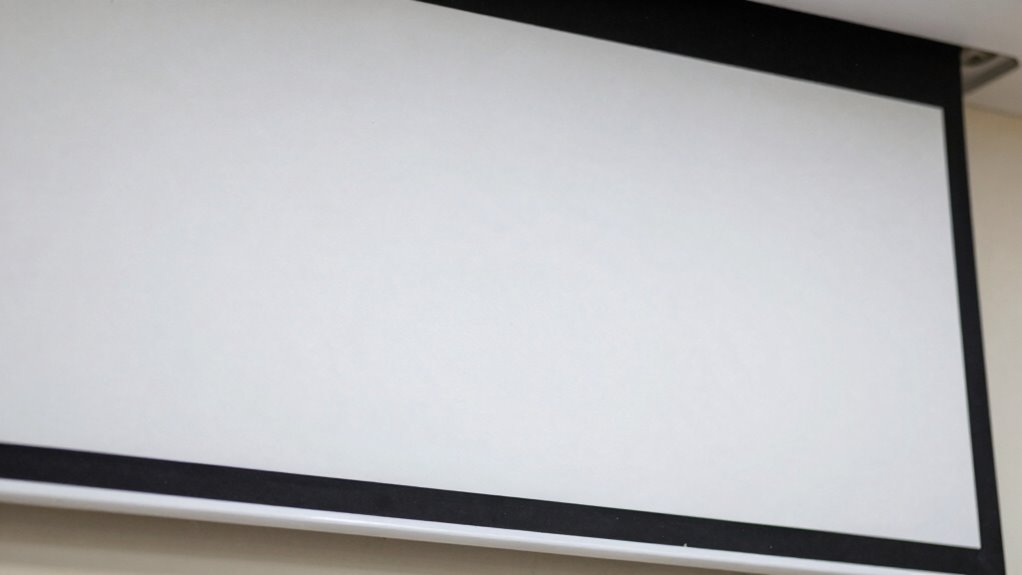 projector screen surface selection