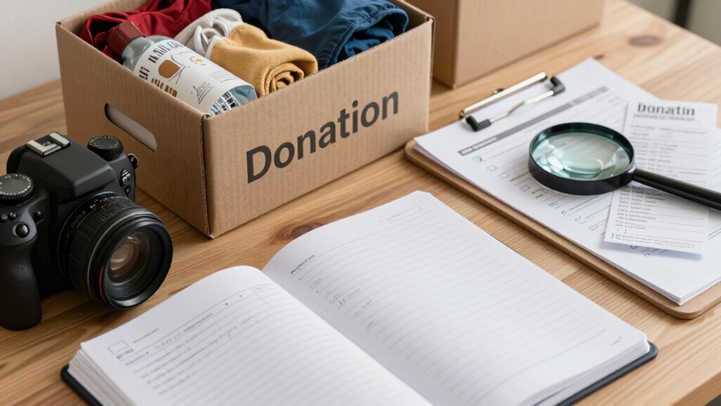 proper donation documentation required