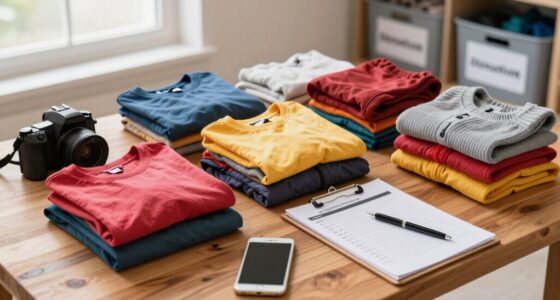 record clothing donation details