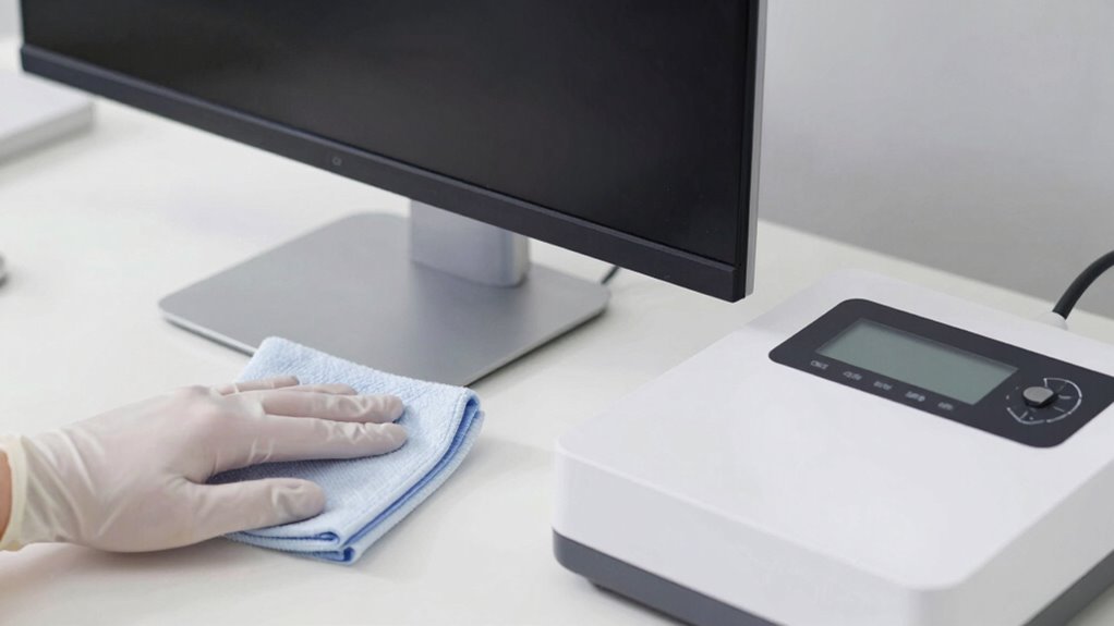 safe cleaning of electronic devices