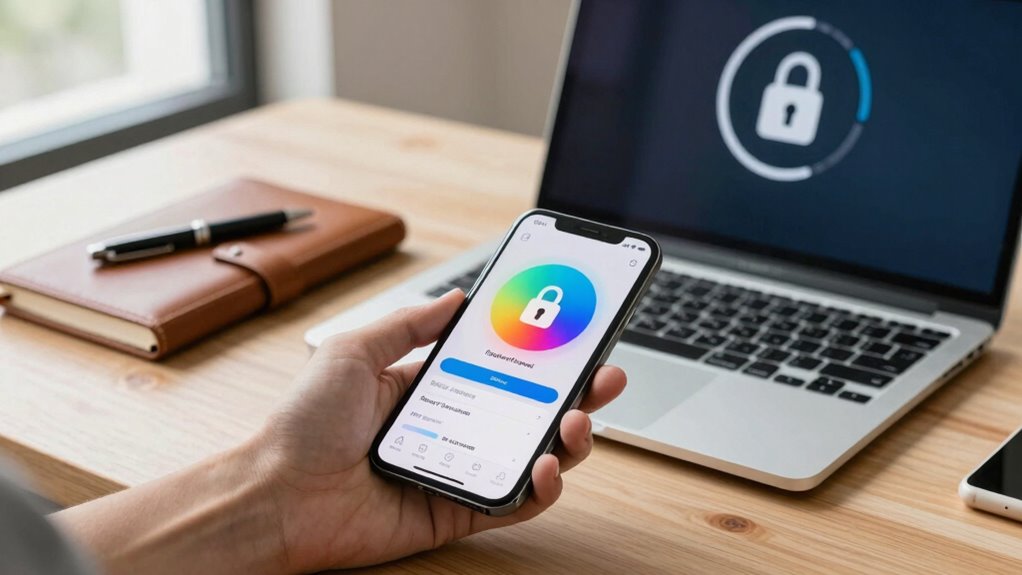 secure financial record passwords