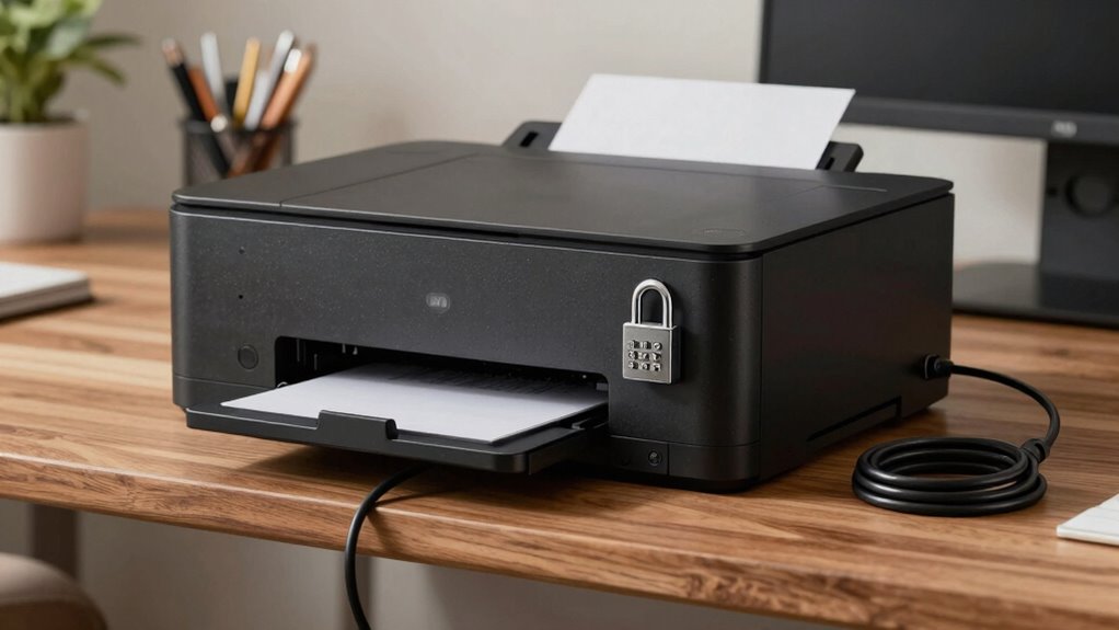 secure wireless printer connections
