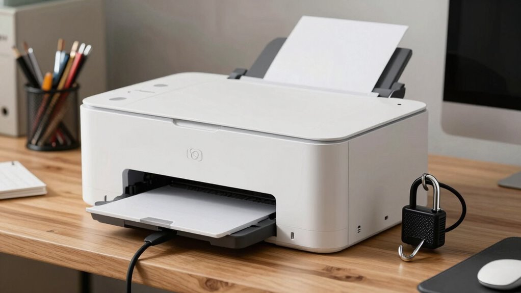 secure your office printer