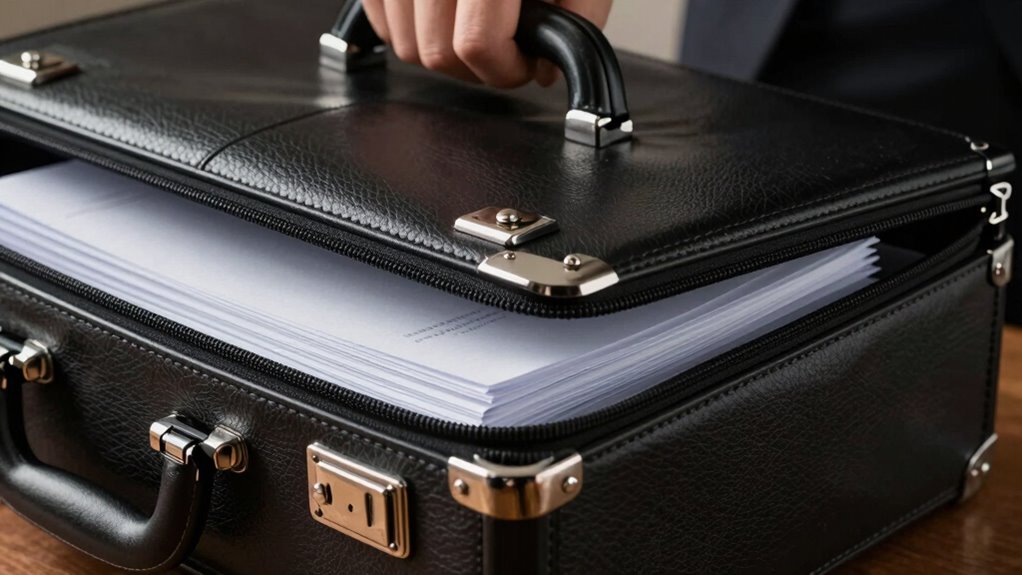 securely carry important documents