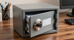 securely store paper checks