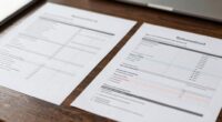 tax document comparison details